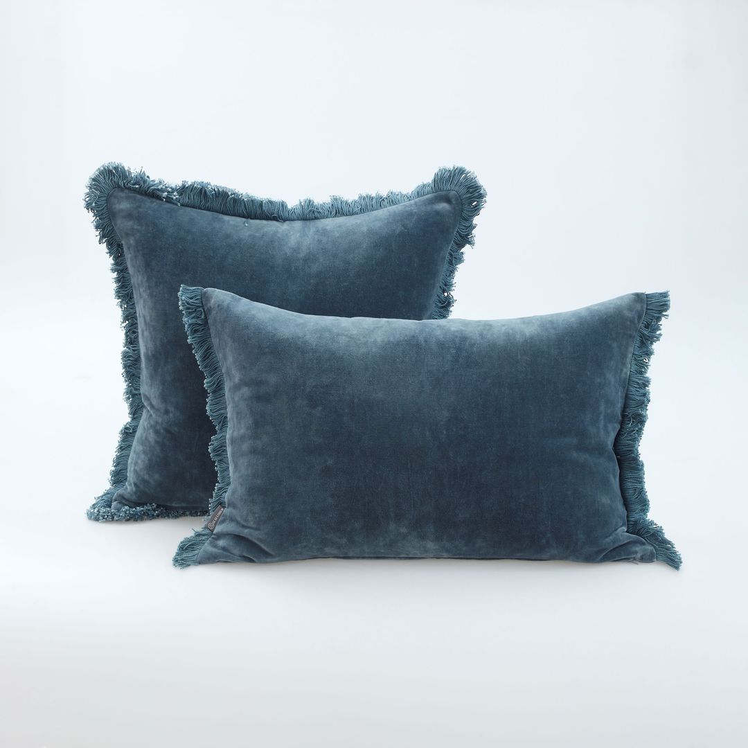 MM Linen - Sabel Cushions - Bluestone image 0